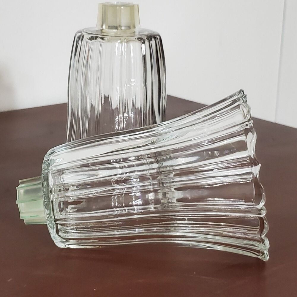 HOMCO Home Interiors Royal Jewelite Peg Votive Candle Holders Clear Glass